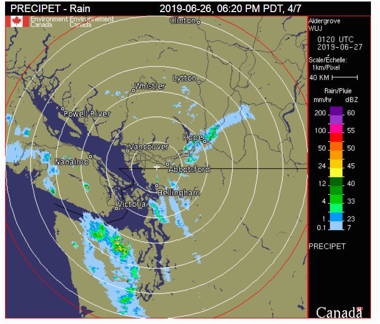 Environment Canada Lightning Map Flybc S Paragliding Site Of the Day Page From the Universe S