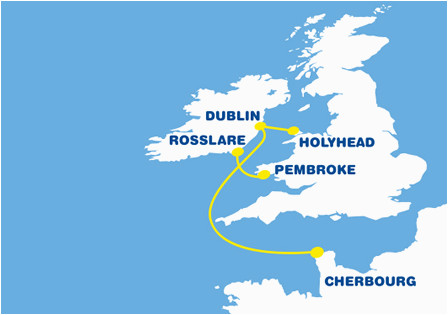 Ferry Routes to Ireland Map Ferry to France From Ireland Cheap Ferry to France