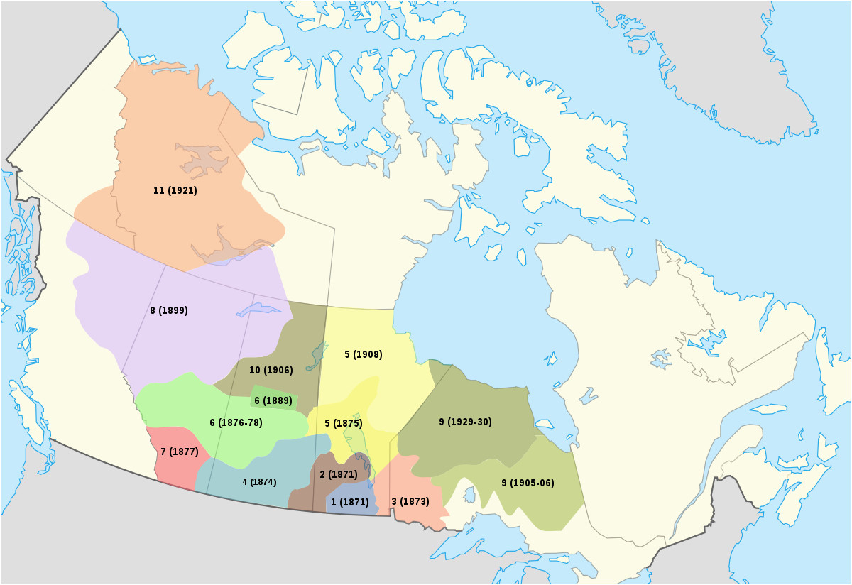 First Nations Canada Map Treaty 6 Wikipedia