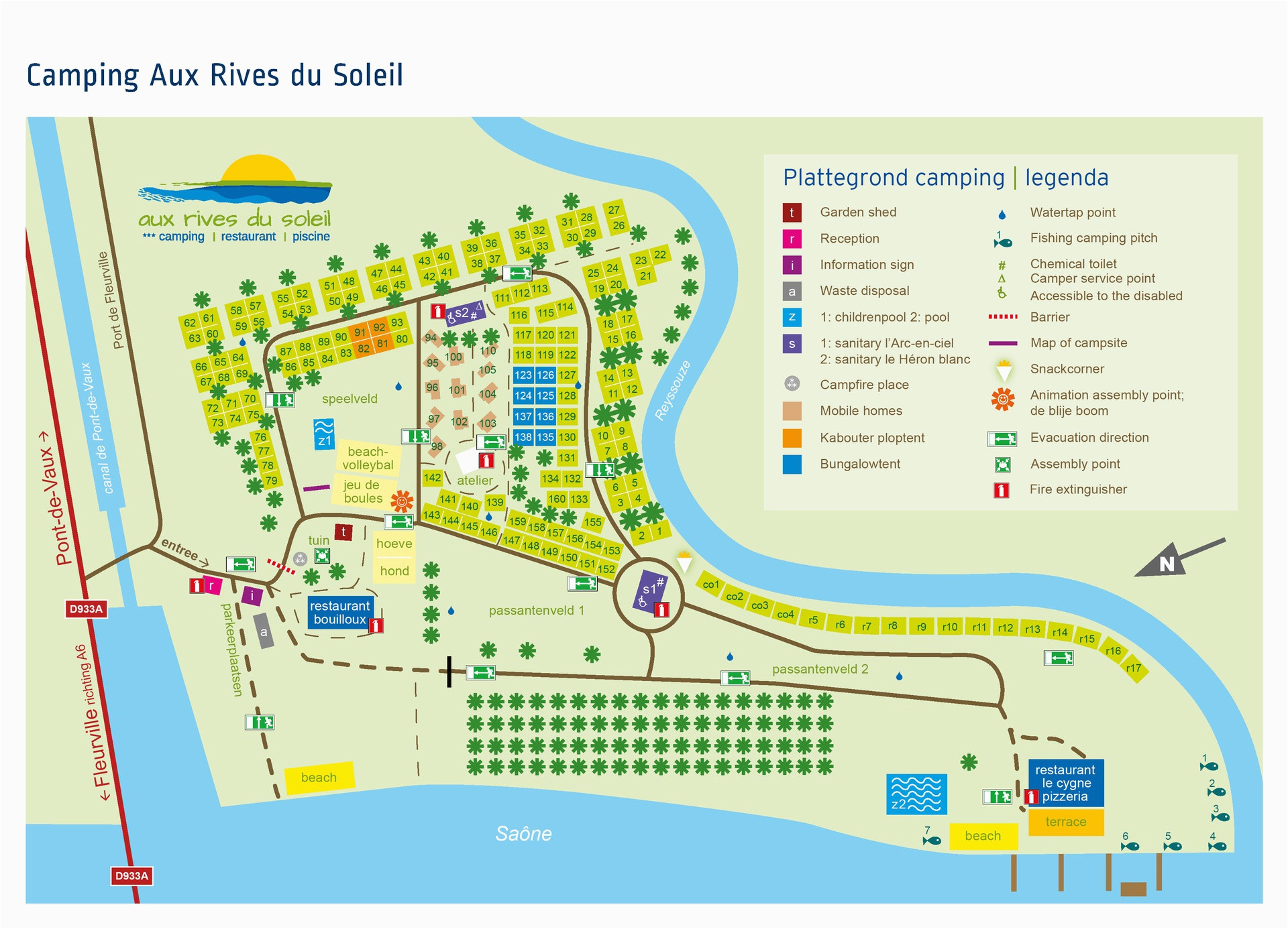 France Campsites Map Camping Aux Rives Du soleil France Vacansoleil Ie