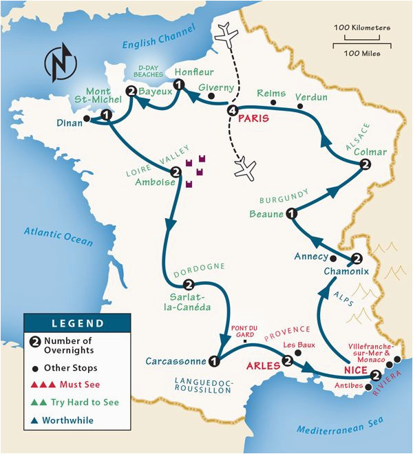 France Holiday Destinations Map France Itinerary where to Go In France by Rick Steves