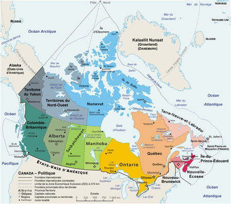 Gander Canada Map Kanada Ein A Berblick