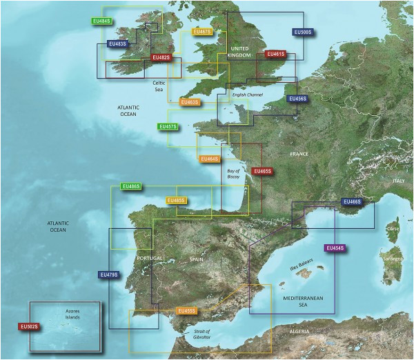 Garmin Ireland Map Garmin G2 Vision Bluechart Modul Veu484s Ireland north