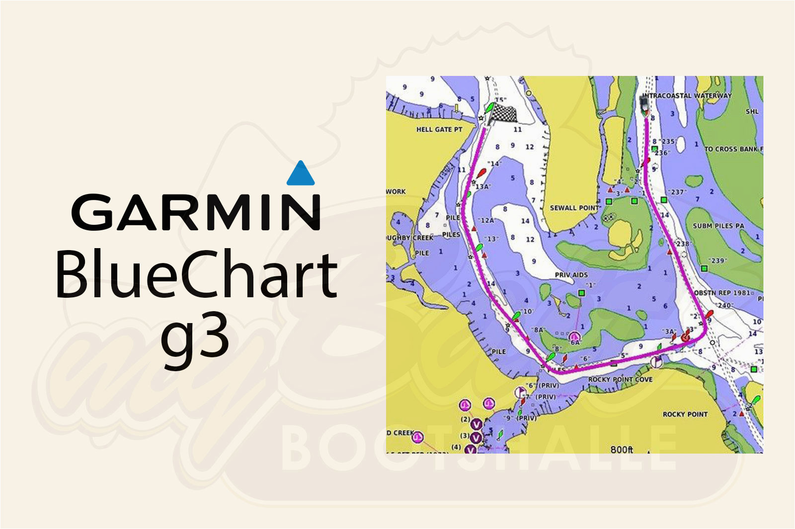 Карта глубин garmin bluechart g3
