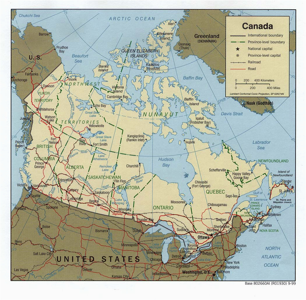 Google Map Of Canada and Provinces | secretmuseum