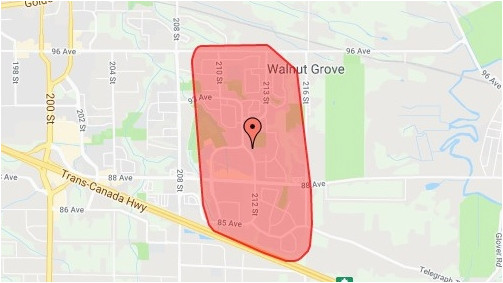 Google Maps Langley Bc Canada Fallen Tree Leaves More Than 2 800 Langley Customers without