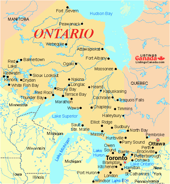 Google Maps Ontario Canada Map Of Ontario Cities Google Search Maps Ontario Map