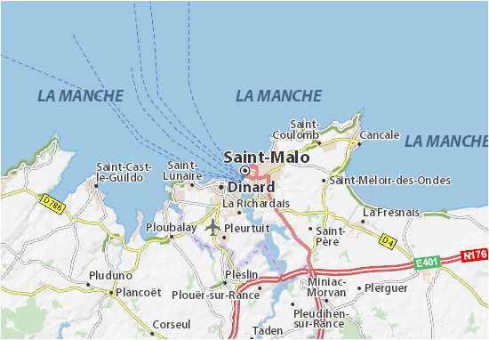 Google Maps St Malo France Saint Malo Map Detailed Maps for the City Of Saint Malo Viamichelin