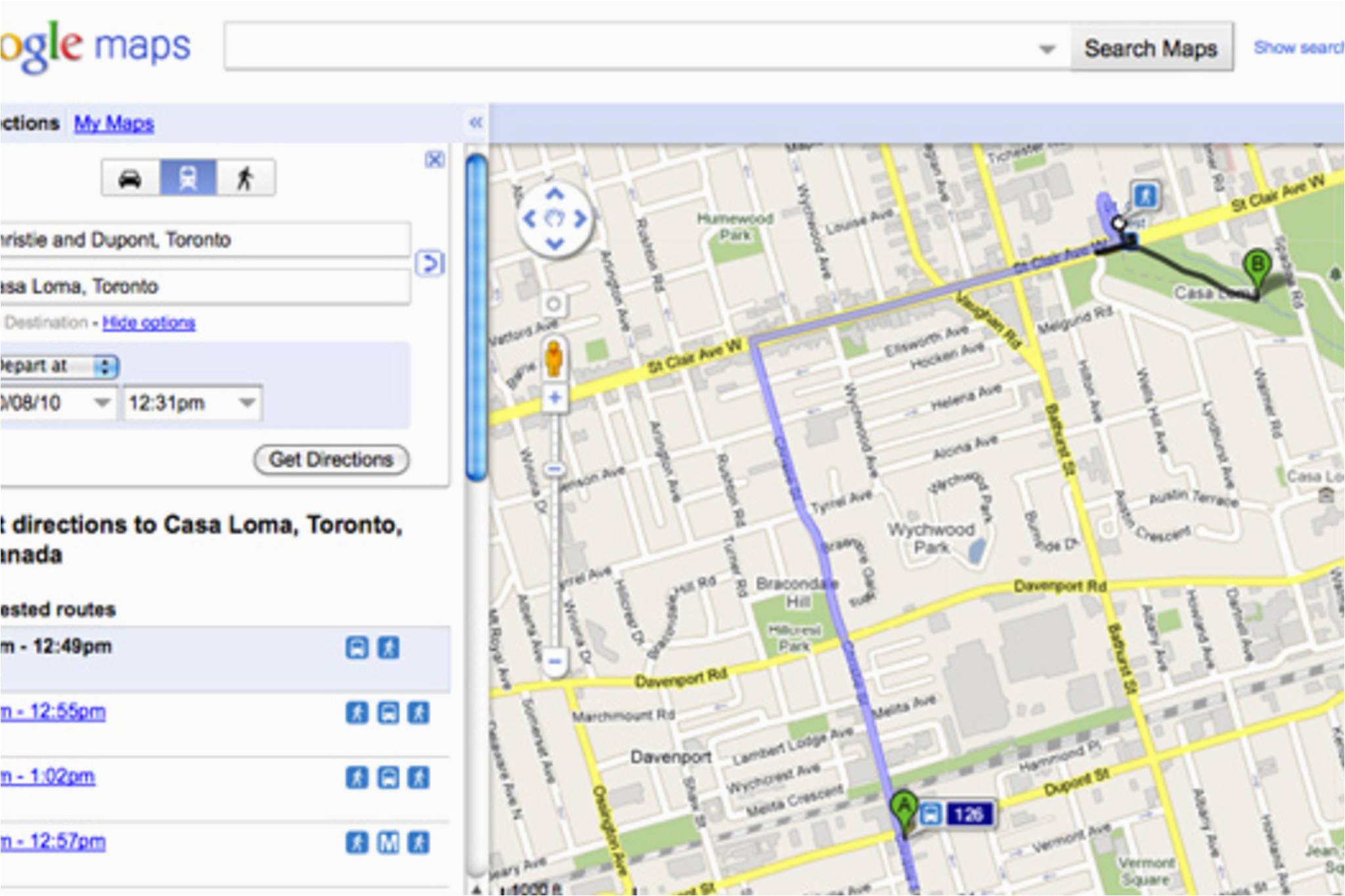 Google Maps toronto Canada Directions A Closer Look at Ttc Routes On Google Maps