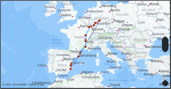 Google Maps torrevieja Spain Driving Distance From Rosscof to torrevieja Comunidad