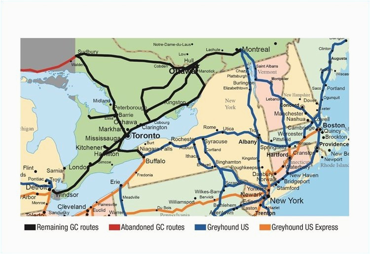 Greyhound Canada Route Map Greyhound Route Map 96 Images In Collection Page 1