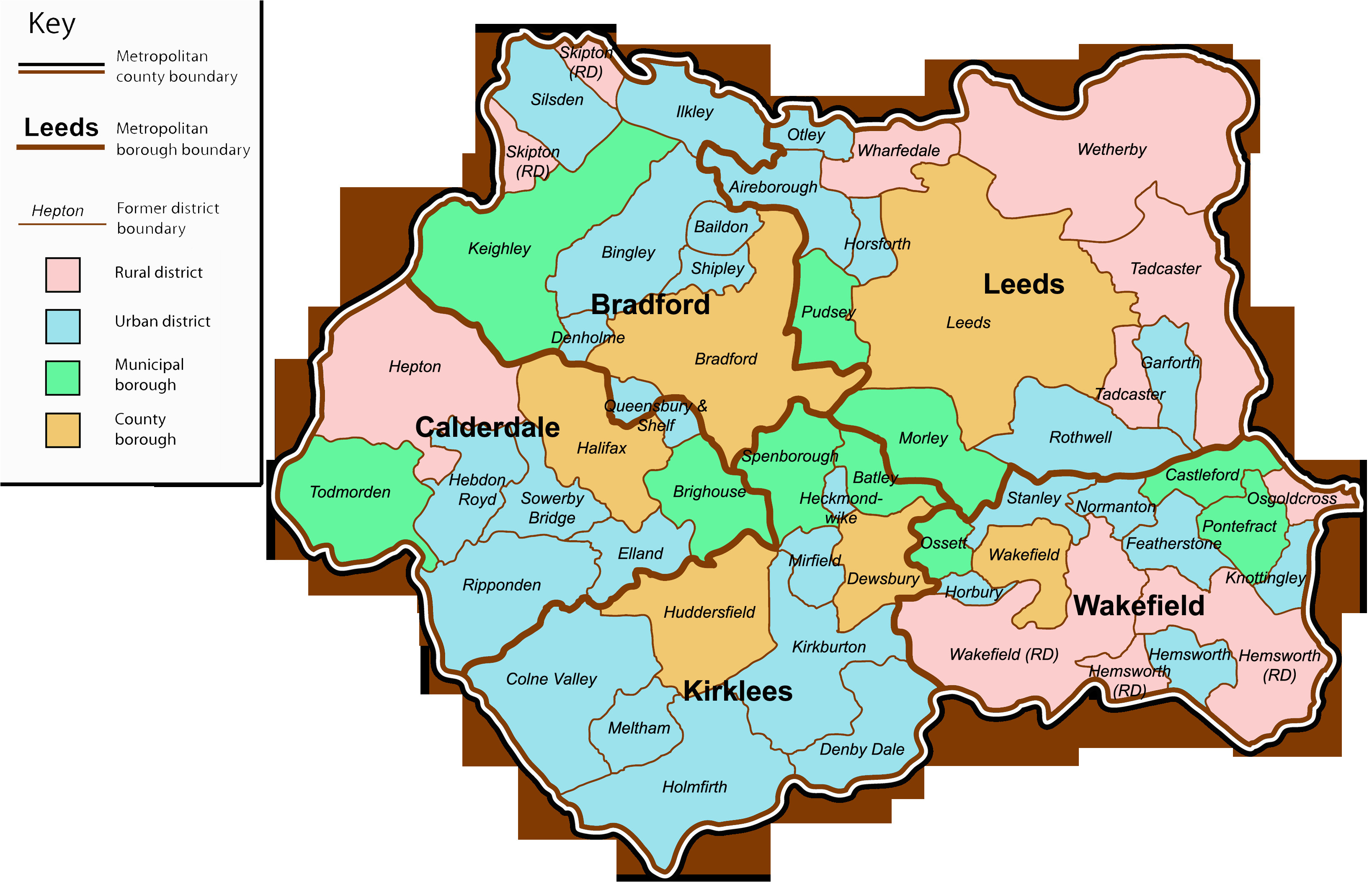 Halifax England Map List Of Mills In Calderdale Wikipedia