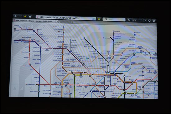 Holiday Inn England Map In Your Room Tv Tube Map Picture Of Hub by Premier Inn