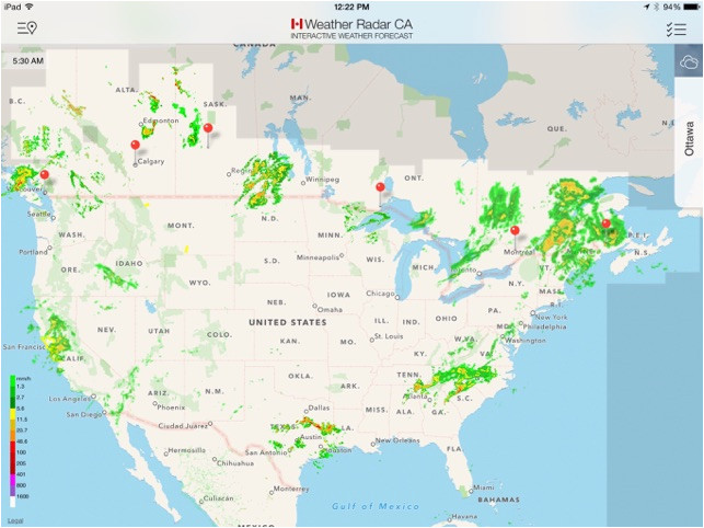 Interactive Weather Map Canada Weather Radar On the App Store