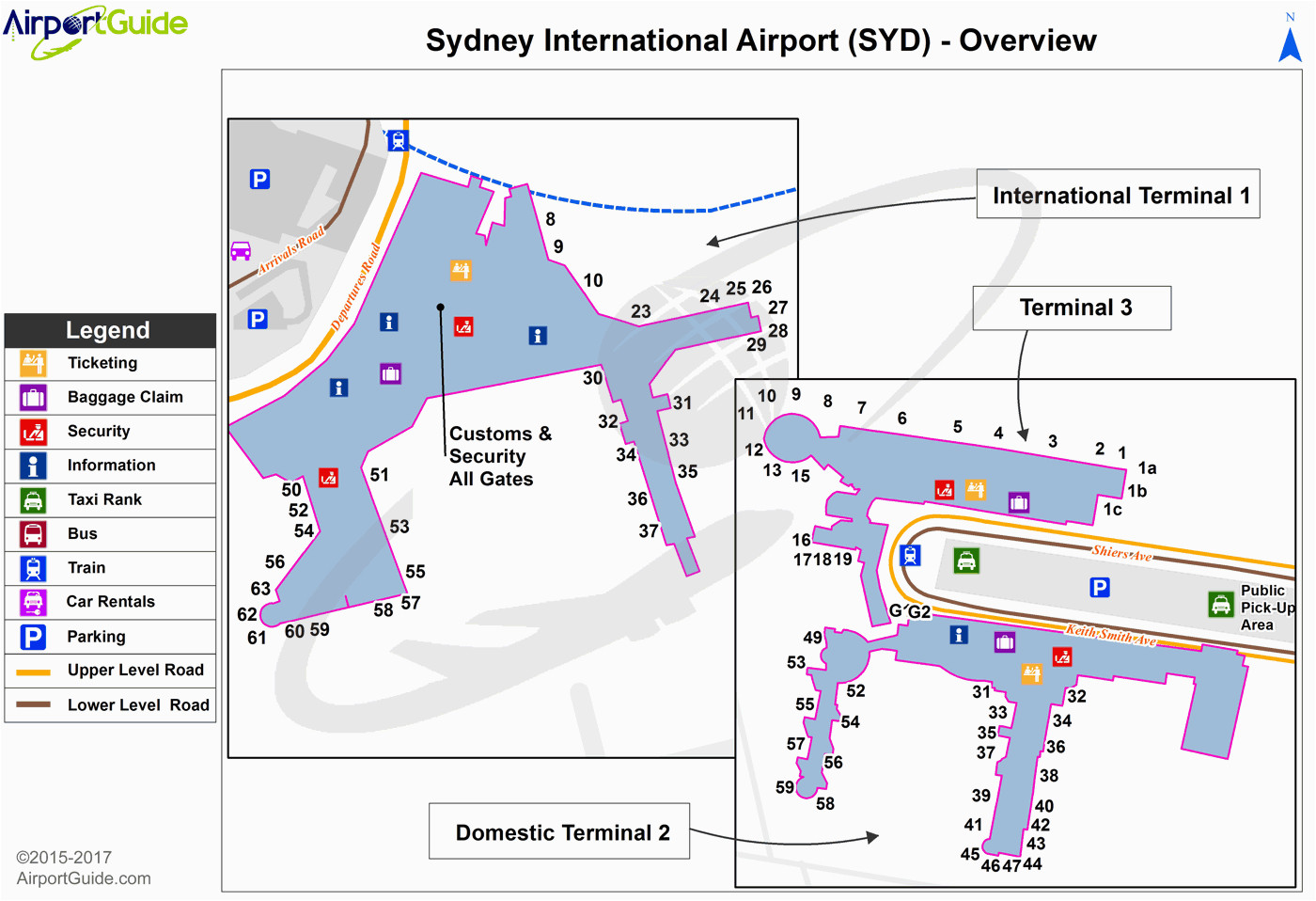 International Airports In Ireland Map Sydney Sydney Kingsford Smith International Syd Airport Terminal