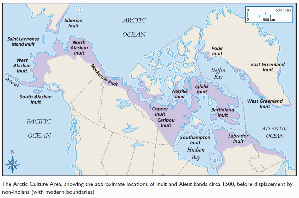 Inuit Canada Map the People Of the Canadian Arctic are Known as the Inuit