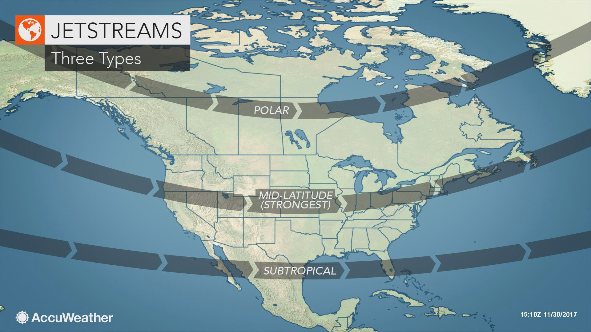 Jet Stream Map Canada What are Jet Streams and How Do they Influence the Weather