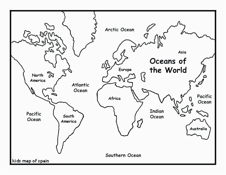 Kids Map Of Spain Spain Map Coloring Page Golfpachuca Com