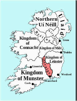 Kilkenny On Map Of Ireland Osraige Wikipedia Kilkenny On Map Of Ireland Osraige Wikipedia