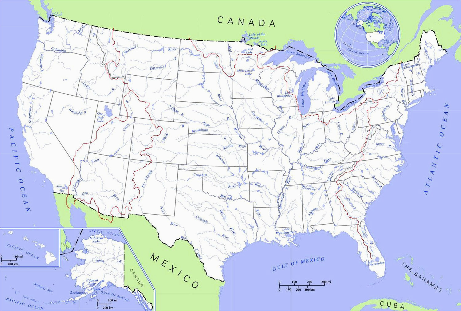 Lakes In France Map United States Rivers and Lakes Map Mapsof Net Camp Prepare