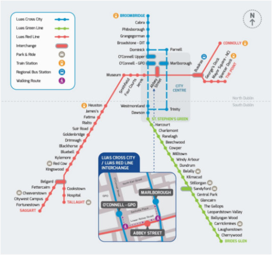 Luas Map Dublin Ireland From December This is What the Luas Map Will Look Like A thejournal Ie