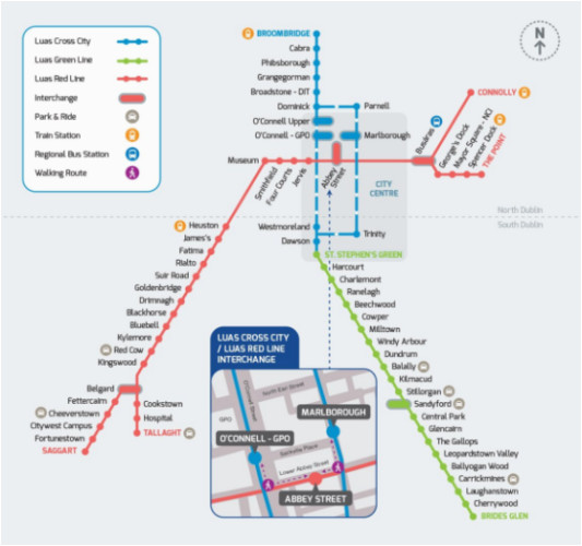 Luas Map Dublin Ireland From December This is What the Luas Map Will Look Like A thejournal Ie