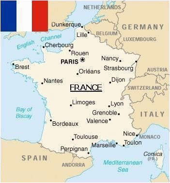Lyon France On Map Map Of France Paris France Map Metz France France Travel