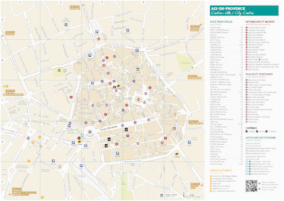 Map Aix En Provence France Maps Aix En Provence A tourist Office