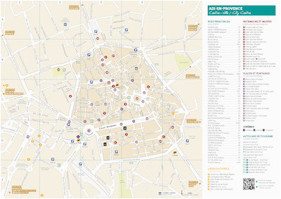 Map Aix En Provence France Maps Aix En Provence A tourist Office