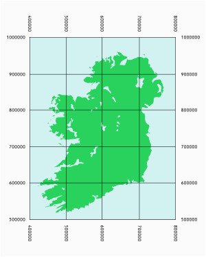 Map Coordinates Ireland Irish Grid Reference System Revolvy