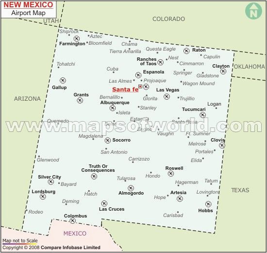 Map England Airports New Mexico Airports Maps and Geography New Mexico