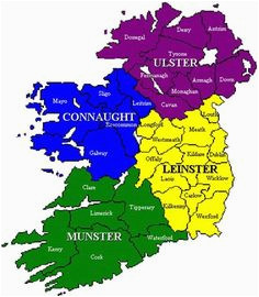 Map Munster Ireland 122 Best Munster Ireland Images In 2019