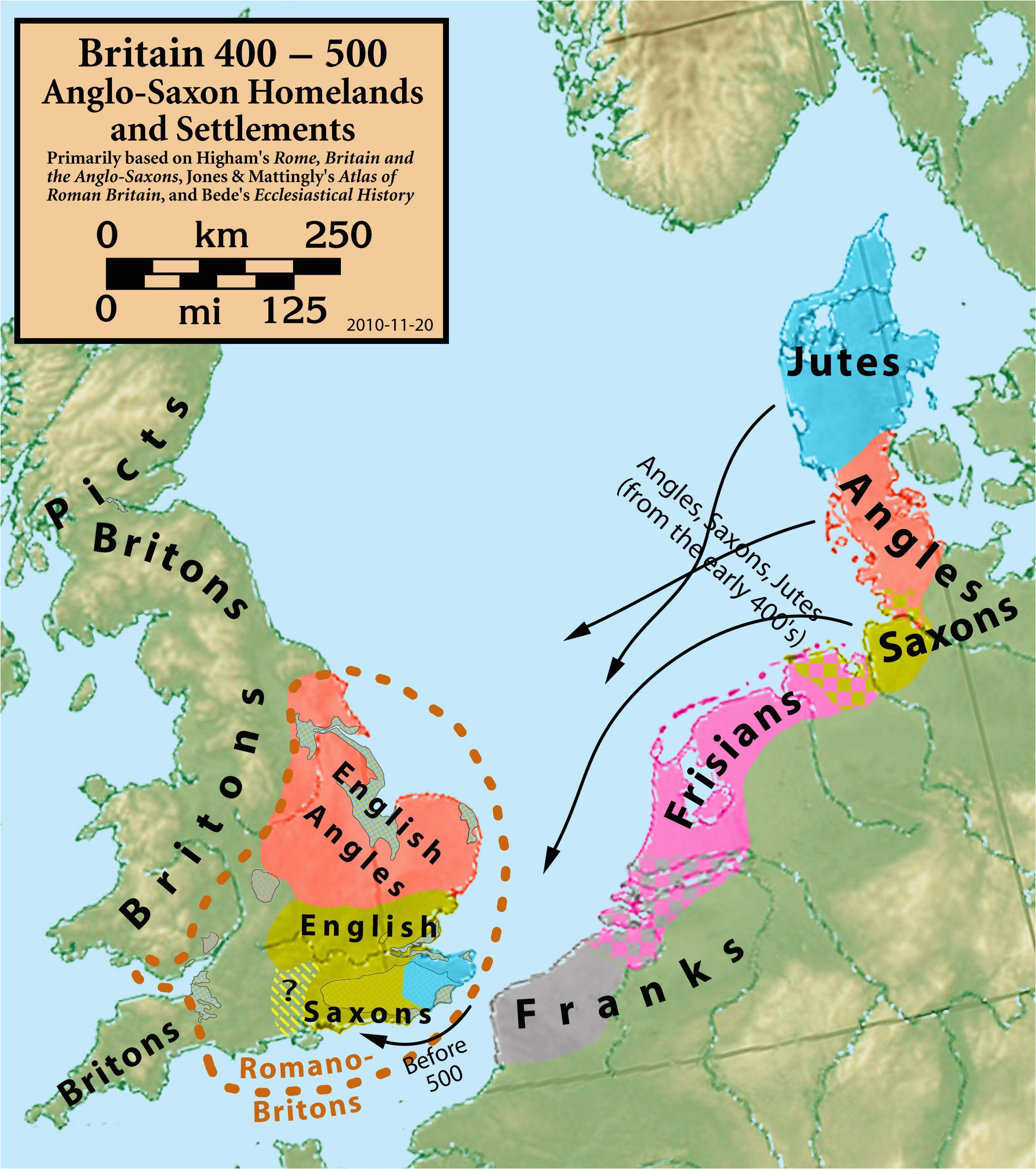 Map Of Ancient England 25 Maps that Explain the English Language Middle Ages Map