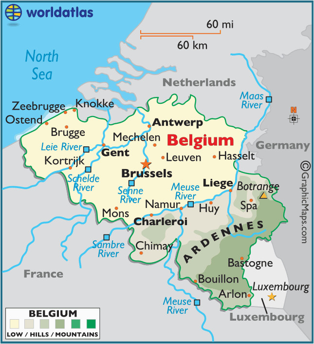 Map Of Belgium France and Germany Belgium Belgium S Two Largest Regions are the Dutch