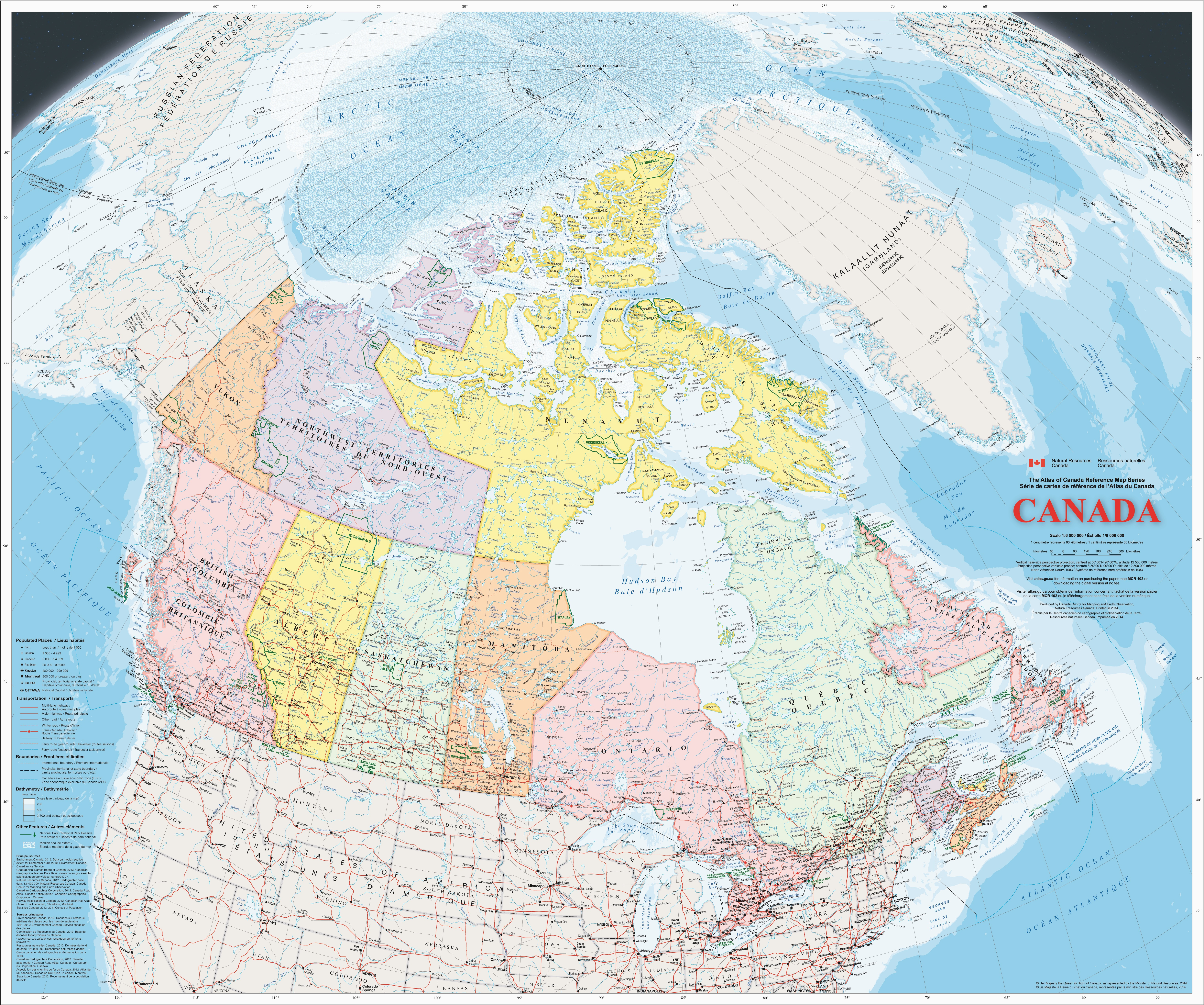 Map Of Canada with Cities and towns Large Detailed Map Of Canada with Cities and towns