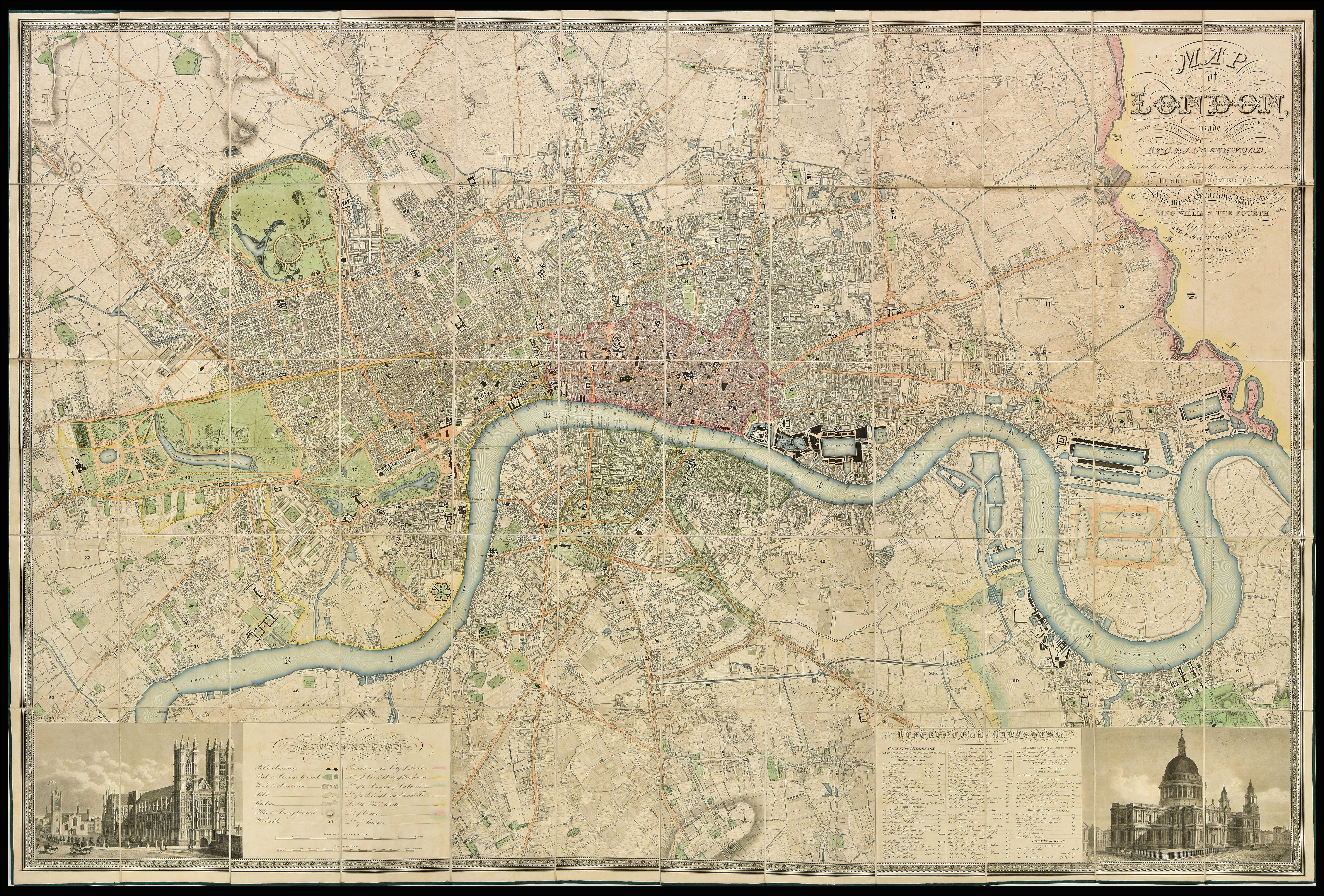 Map Of Central London England Fascinating 1830 Map Shows How Vast Swathes Of the Capital Were