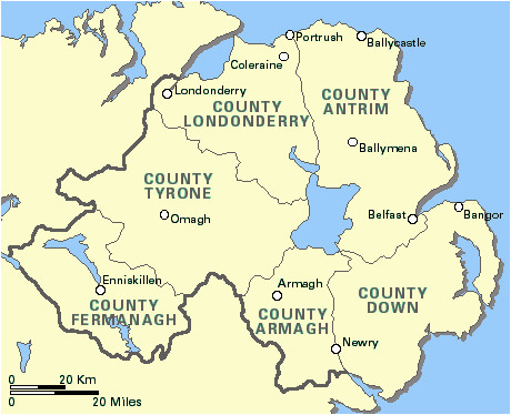 Map Of Co Down northern Ireland northern Ireland Belfast Antrim Armagh Down Fermanagh