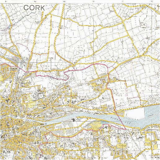 Map Of Cork City Ireland 1964 Osi Map Of Cork City Cork Past Present