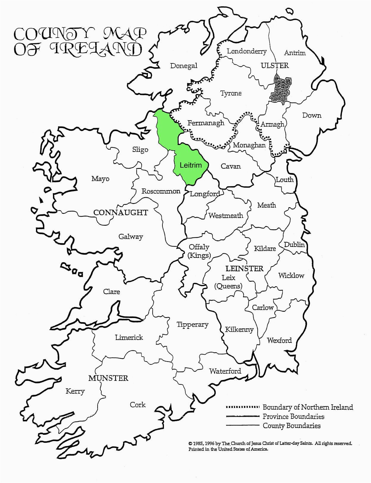 Map Of County Longford Ireland County Leitrim Ireland Research Ireland County Cork