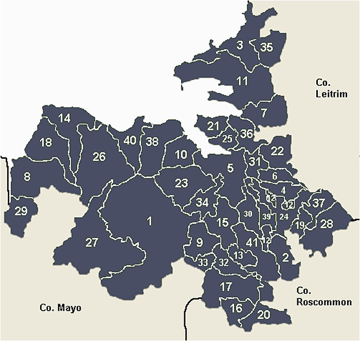 Map Of County Sligo Ireland County Sligo Main Page