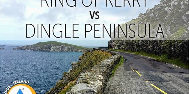 Map Of Dingle Peninsula Ireland Ring Of Kerry Vs Dingle Peninsula