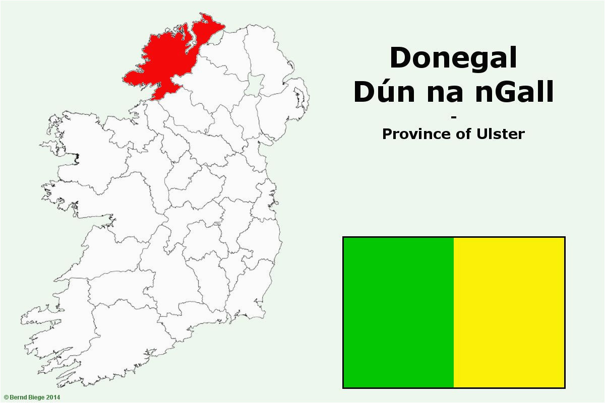 Map Of Donegal Ireland County Information and attractions In County Donegal Ireland