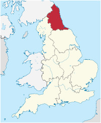Map Of England Divided Into Regions north East England Wikipedia
