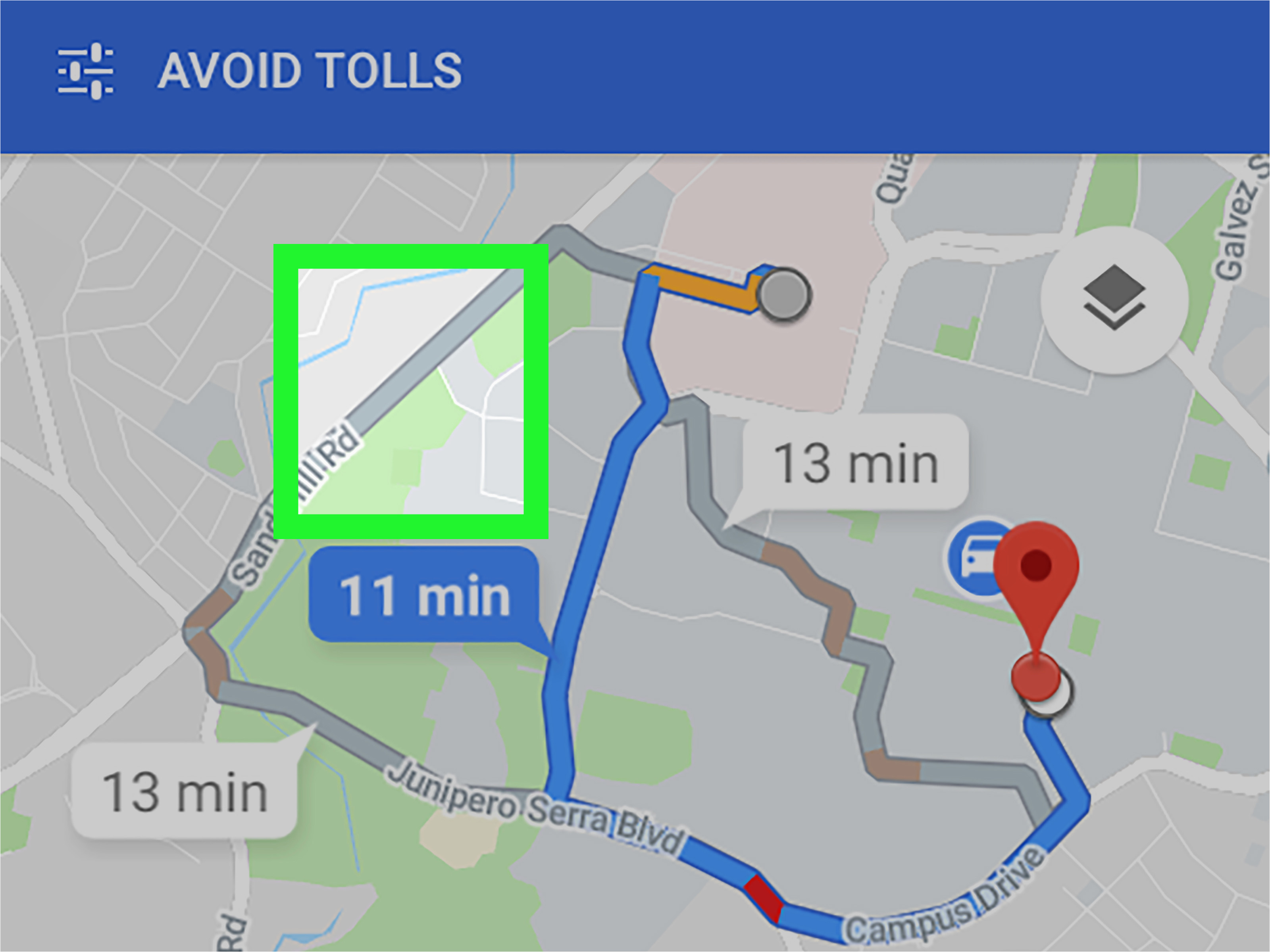 Map Of England Google Maps How to Change the Route On Google Maps On android 7 Steps