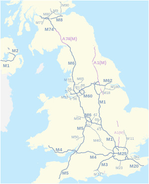 Map Of England Motorways Controlled Access Highway Infogalactic the Planetary Knowledge Core