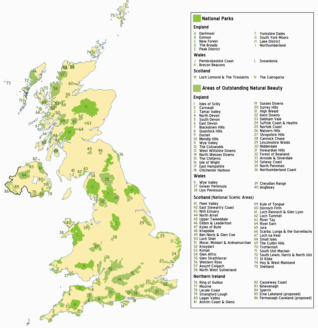 Map Of England National Parks National Parks Of the United Kingdom Wikipedia