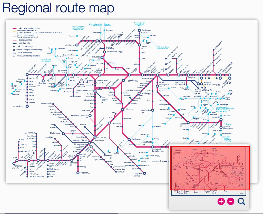 Map Of England Train Routes Great Western Train Rail Maps