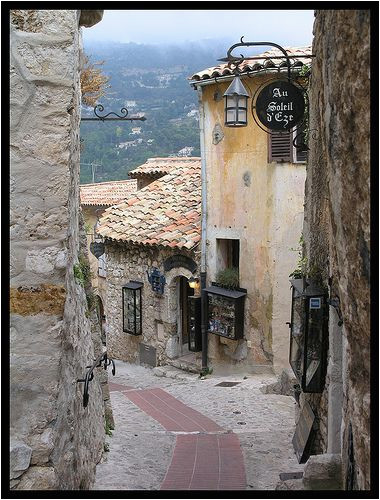Map Of Eze France Eze 28 Road to Medieval Provence Alpes Ca Te D Azur