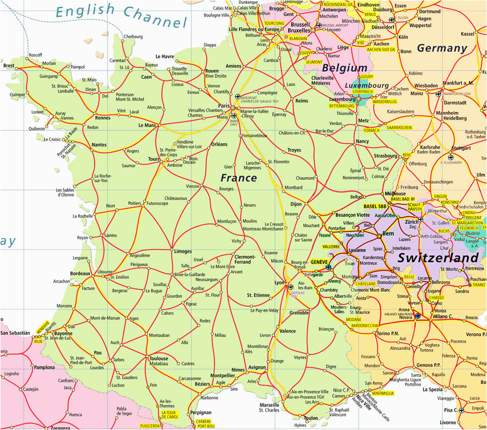 Map Of France and Switzerland Border Map Of France Italy and Switzerland Download them and Print