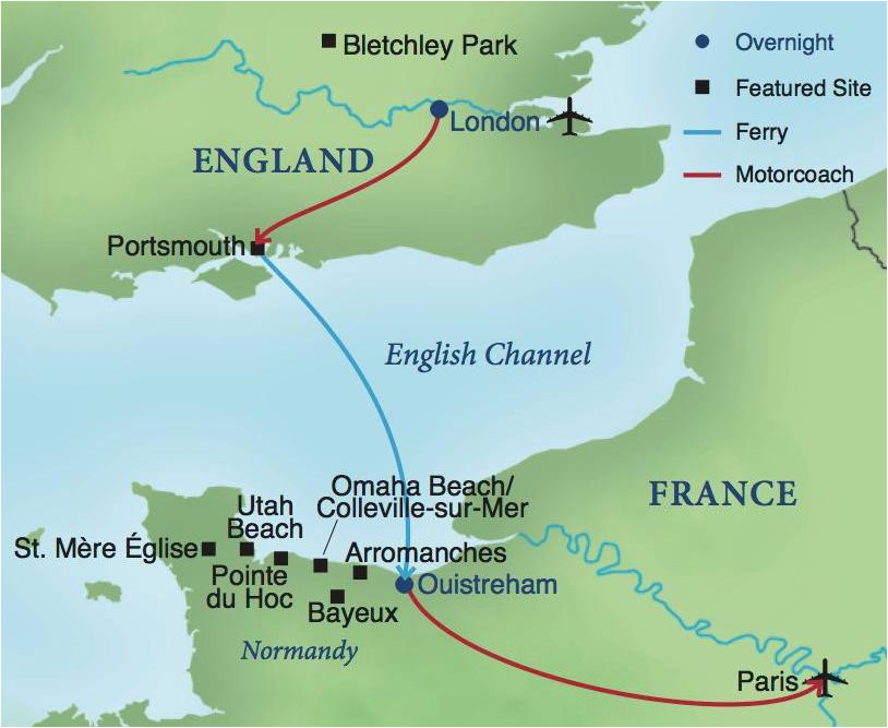 Map Of France Ferry Ports  secretmuseum